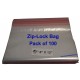 Ziplock Clear Bag #L 8x12 (Pack of 100)